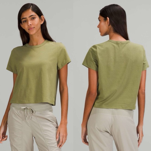 Lululemon Classic-Fit Cotton-Blend T-Shirt - Picture 1 of 10